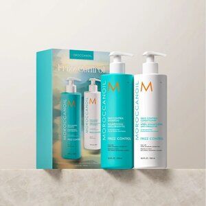 New - Moroccanoil Frizz Control Shampoo & Conditioner Half-Liter Set
